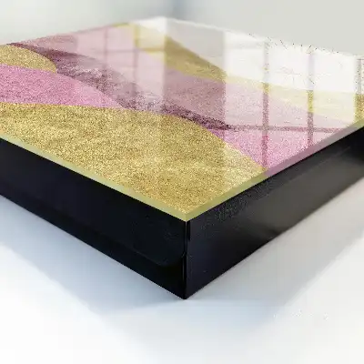 Wall mounted key cabinet Waves, rays of the sun