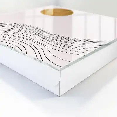 Key box for home Waves and a light circle in the background