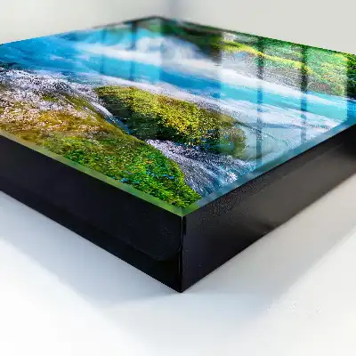 Key cabinet A calm river among greenery
