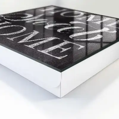 Home Sweet Home Wall Mounted Key Box with Dark Background