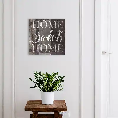 Home Sweet Home Wall Mounted Key Box with Dark Background