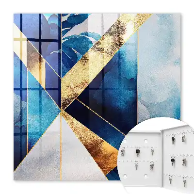 Key cabinet Blue elegance of tones