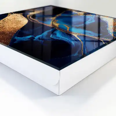 Key box for home Night marble, intense colors