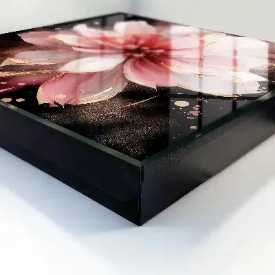 Key box for home Pink Cream Rose Flower