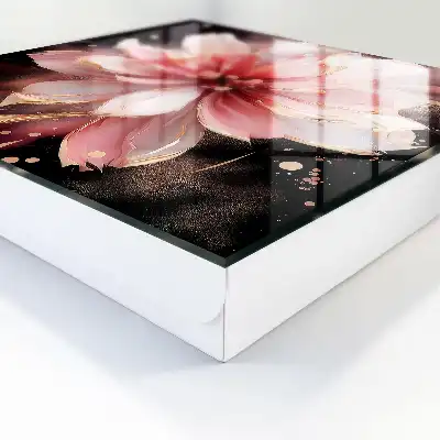 Key box for home Pink Cream Rose Flower