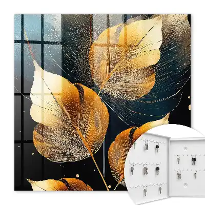 Key cabinet Leaves of elegance and finesse