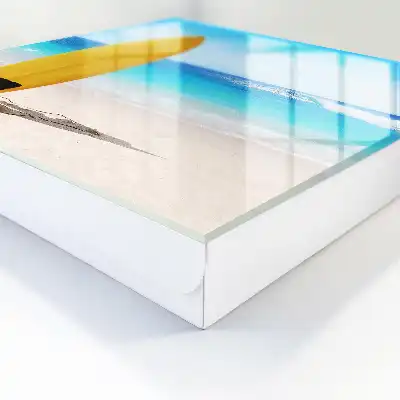 Wall mounted key cabinet Surfing paradise blue sky