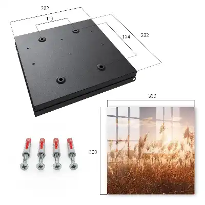 Decorative key box Sunset grass in the sky background