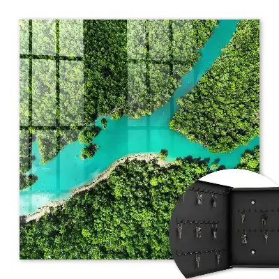 Key cabinet Green paradise harmony of nature