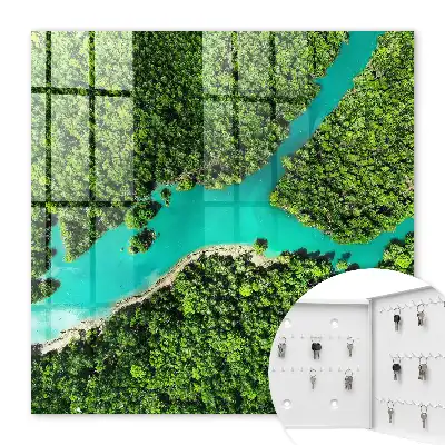 Key cabinet Green paradise harmony of nature