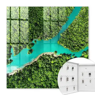 Key cabinet Green paradise harmony of nature