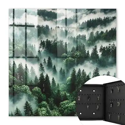 Key box for home Misty forest, the charm of silence