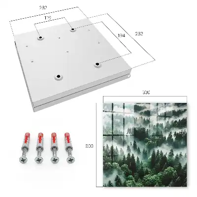 Key box for home Misty forest, the charm of silence