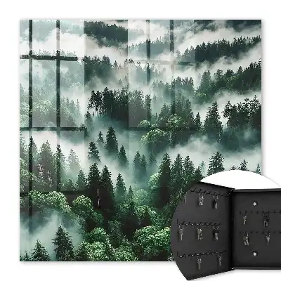 Key box for home Misty forest, the charm of silence