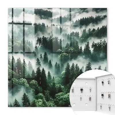 Key box for home Misty forest, the charm of silence