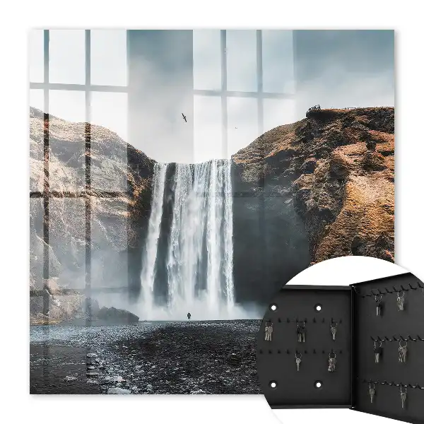 Decorative key box The power of nature on rocky cliffs