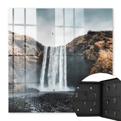 Decorative key box The power of nature on rocky cliffs