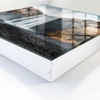 Decorative key box The power of nature on rocky cliffs