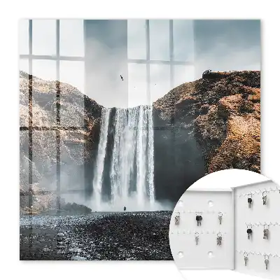 Decorative key box The power of nature on rocky cliffs