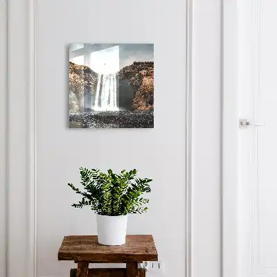 Decorative key box The power of nature on rocky cliffs