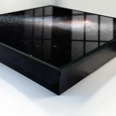Wall mounted key cabinet The Galactic Mystery of the Blackness of Space