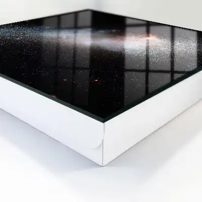 Wall mounted key cabinet The Galactic Mystery of the Blackness of Space