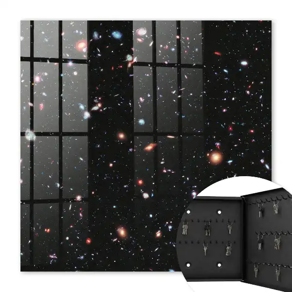 Key cabinet A colorful cosmos full of secrets