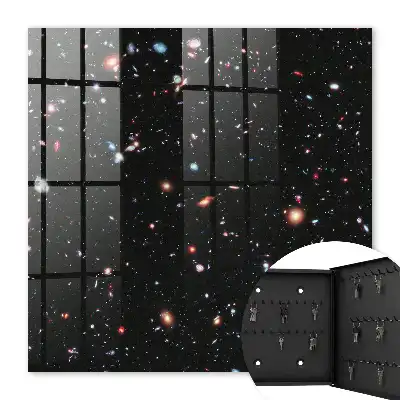 Key cabinet A colorful cosmos full of secrets