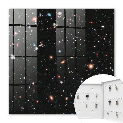 Key cabinet A colorful cosmos full of secrets
