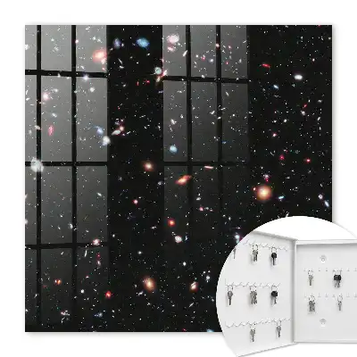 Key cabinet A colorful cosmos full of secrets