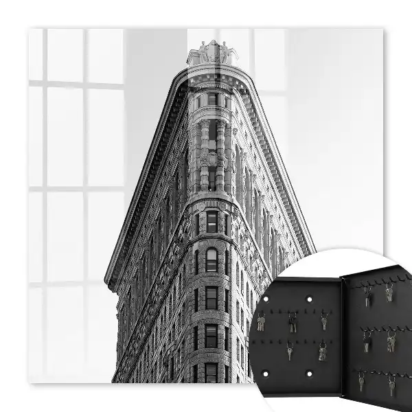 Decorative key box High architecture in black and white