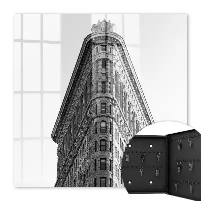 Decorative key box High architecture in black and white