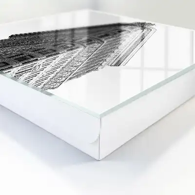 Decorative key box High architecture in black and white