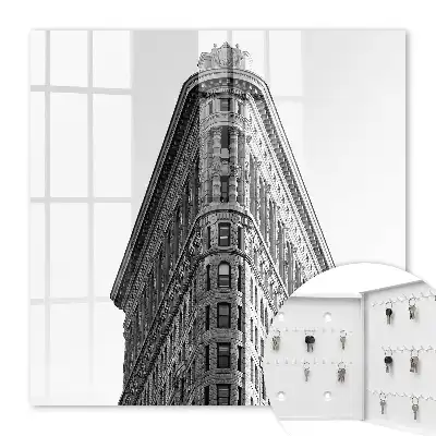 Decorative key box High architecture in black and white
