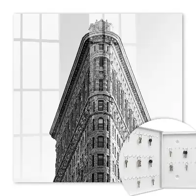 Decorative key box High architecture in black and white