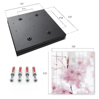 Wall mounted key box Cherry blossoms full of harmony