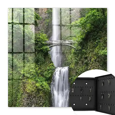 Wall mounted key cabinet Natural harmony surrounded by greenery