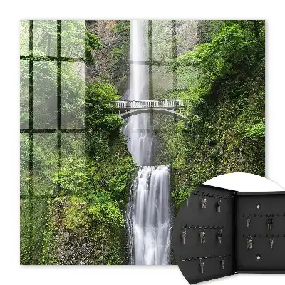 Wall mounted key cabinet Natural harmony surrounded by greenery