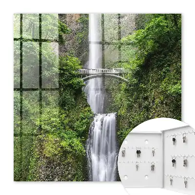 Wall mounted key cabinet Natural harmony surrounded by greenery