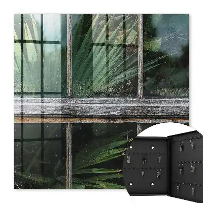 Key cabinet Green harmony picturesque wood