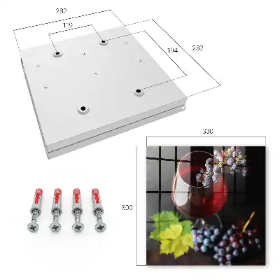 Wall mounted key cabinet A bunch of wine