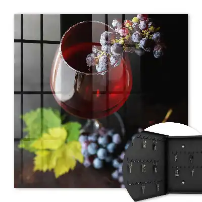 Wall mounted key cabinet A bunch of wine