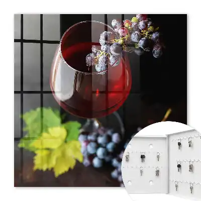 Wall mounted key cabinet A bunch of wine