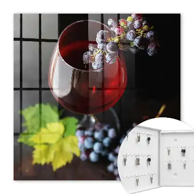 Wall mounted key cabinet A bunch of wine