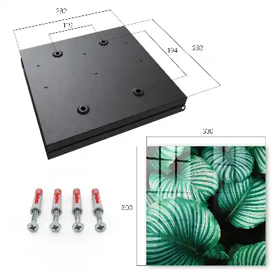 Key box for home Green leaf structure