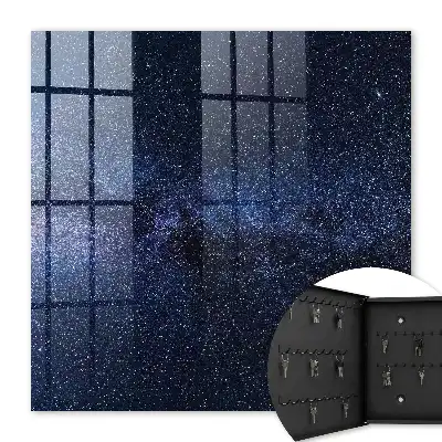 Key cabinet The night sky gives the impression of infinity
