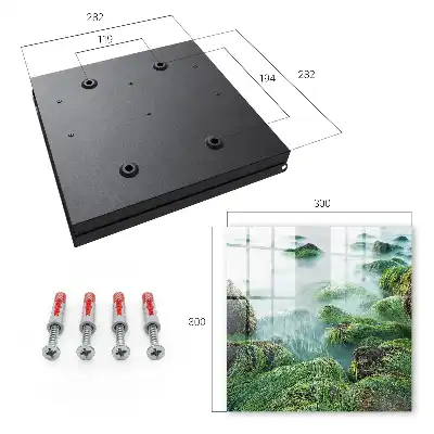 Key box for home Green waves without the haze