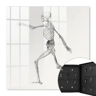 Decorative key box Dynamic character skeleton movement