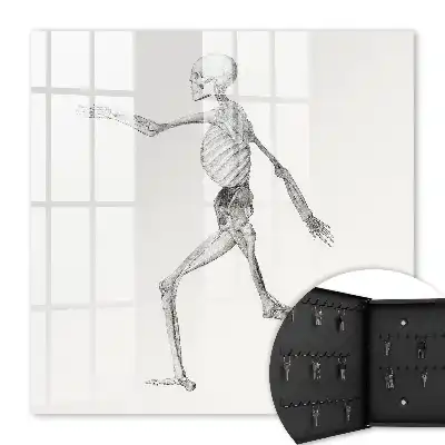 Decorative key box Dynamic character skeleton movement