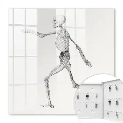 Decorative key box Dynamic character skeleton movement